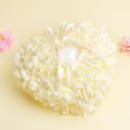 Heart-shaped beading colored beautiful wedding decoration ring bearer pillow